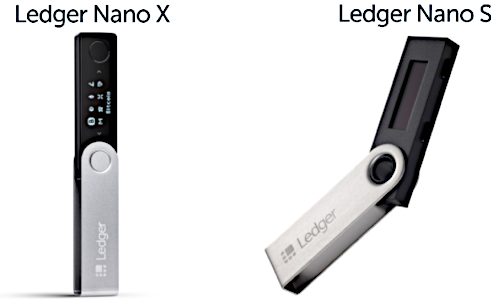 The 2 top hardware wallets from Ledger