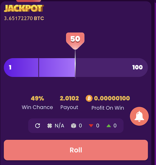 original provably fair dice game at trustdice casino
