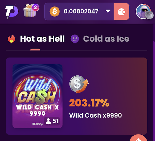 new live rtp feature for games