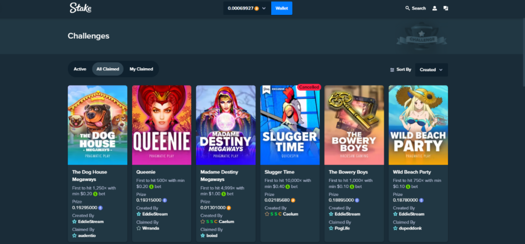 stake casino challenges