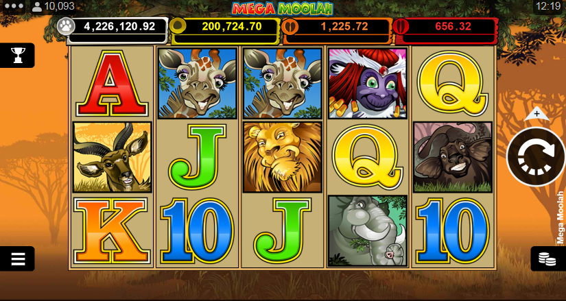 Mega Moolah online slot