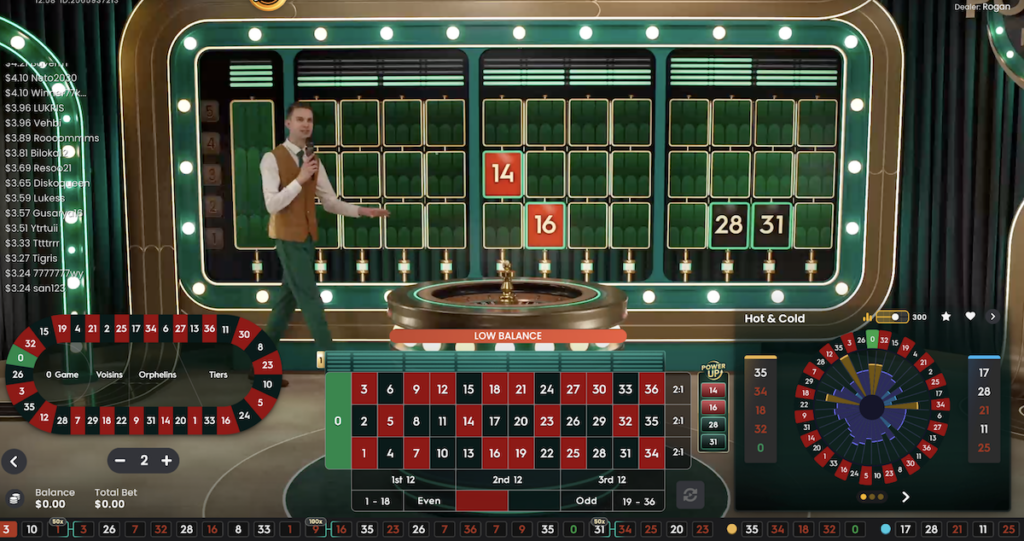 powerup roulette casino game