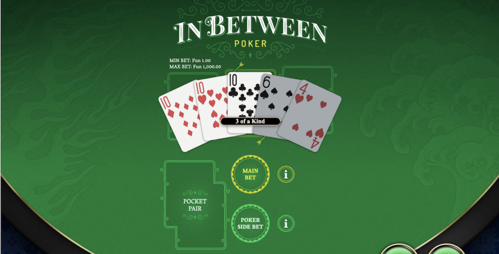 in between poker casino game