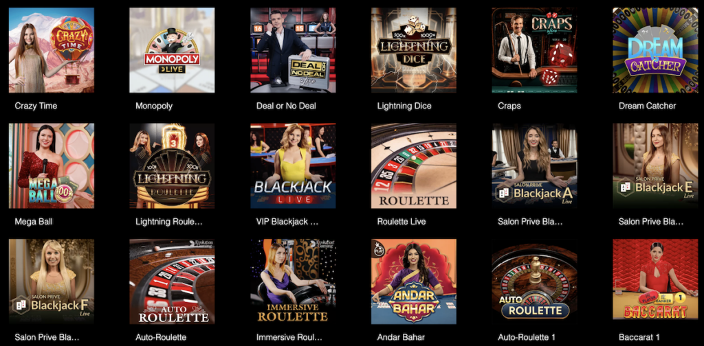 live dealer games