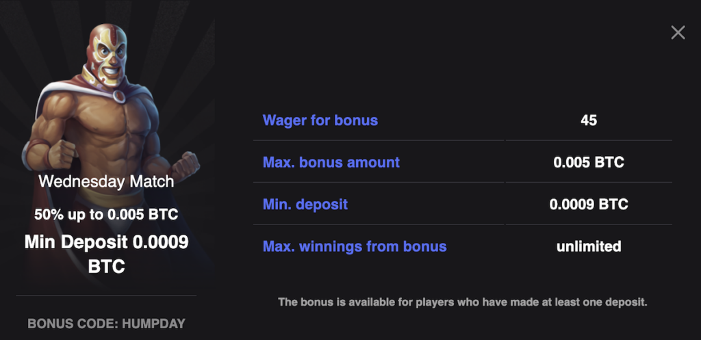 weekly casino bonus