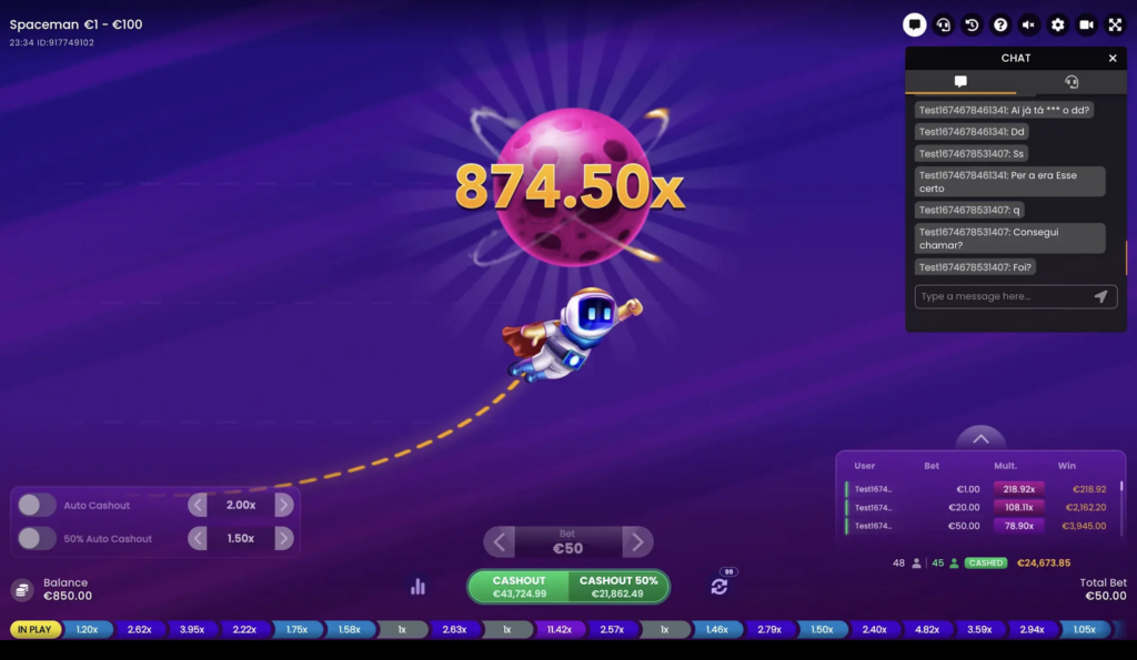 spaceman crash game from pragmatic play