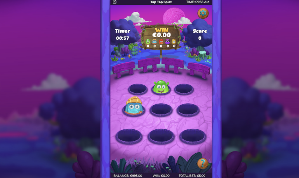 tap tap splat casino game