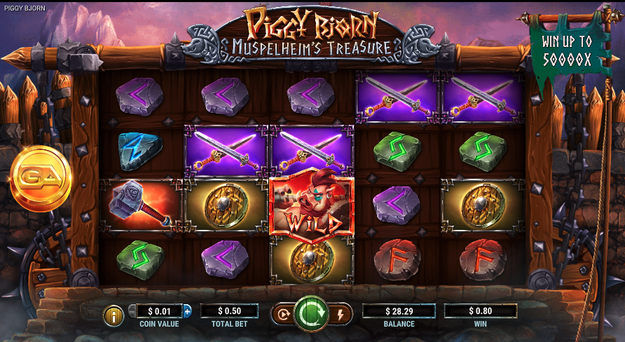 Piggy Bjorn: Muspelheim's Treasure from GameArt