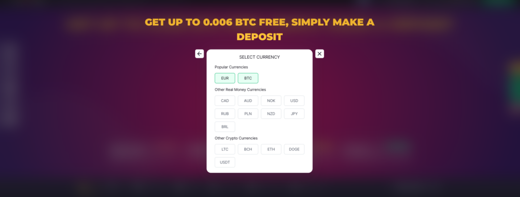 bitstarz banking options