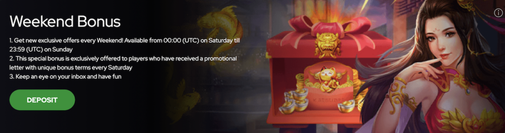 weekend bonus