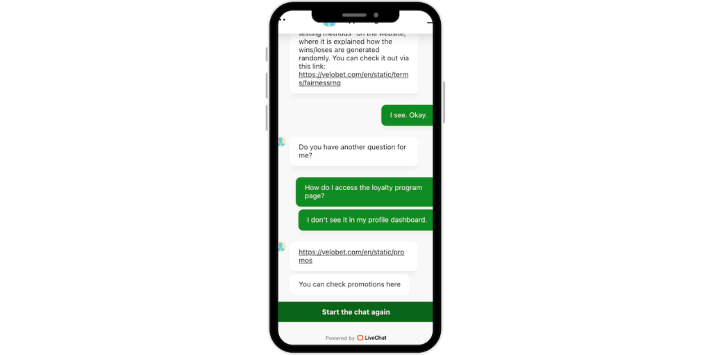 velobet support chat