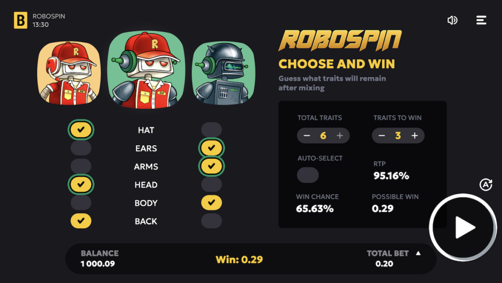 robospin online slot