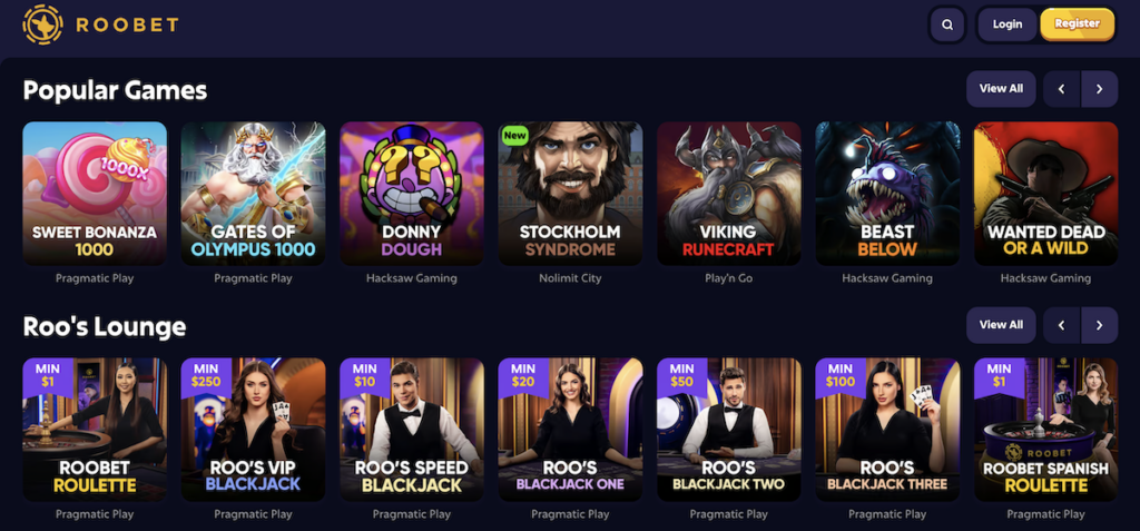 casino games