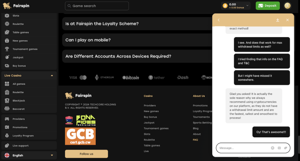 live chat support