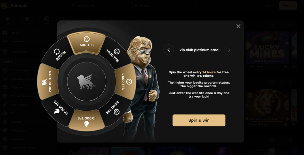 daily vip wheel
