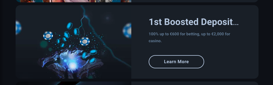 The Thunderpick V?lkomstbonusar