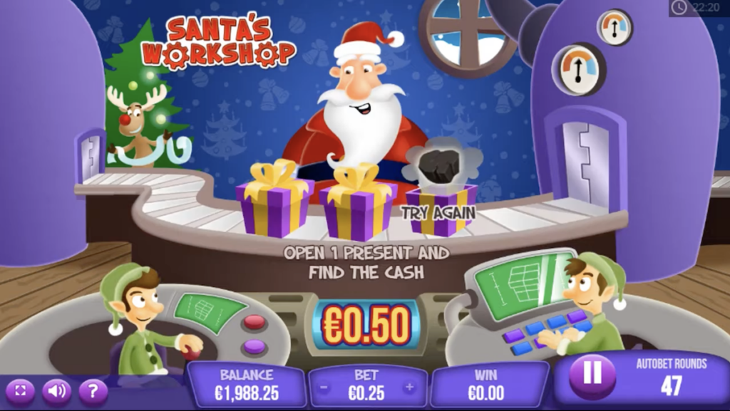Santa’s Workshop casino game