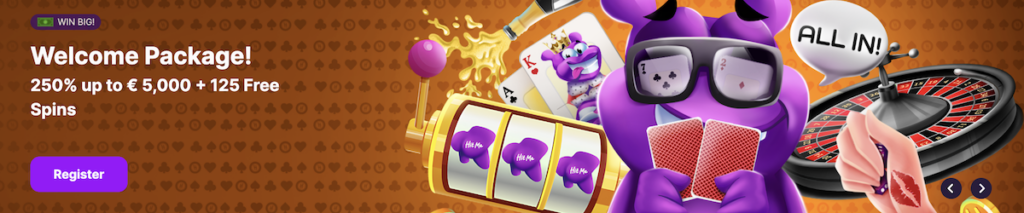 welcome bonus banner