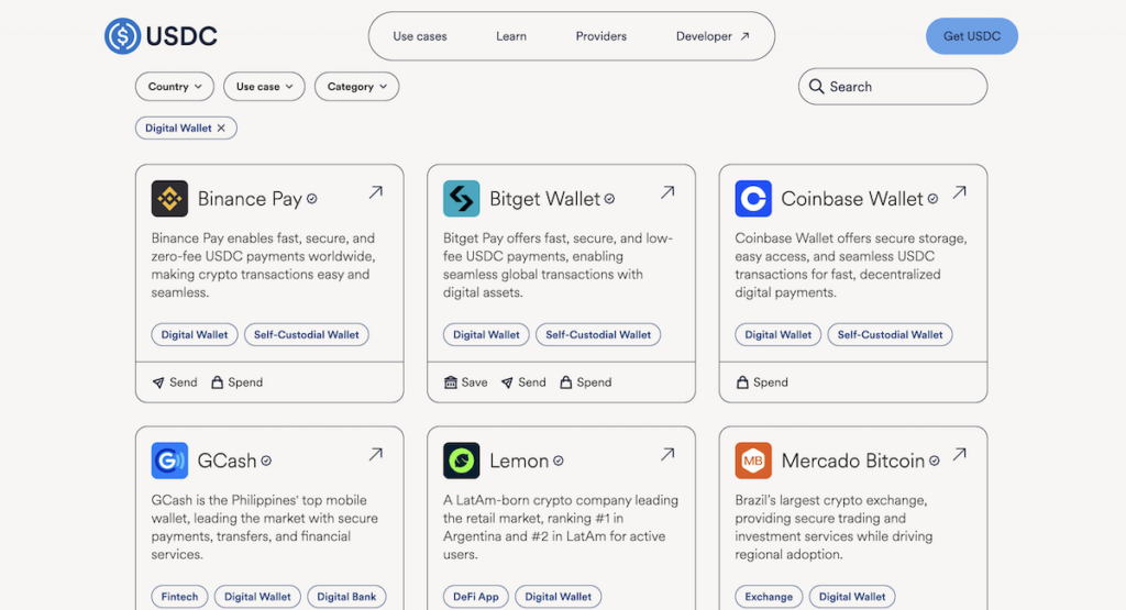 top crypto wallets for usdc