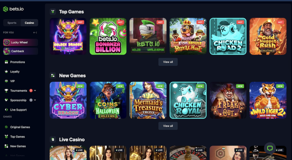 bets.io fast withdrawal crypto casino